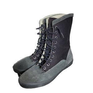 Seavees Boots Combat Boot Black Gray Women's Size 10